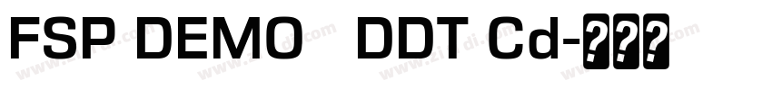 FSP DEMO   DDT Cd字体转换